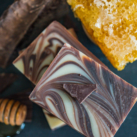 Natural Organic Soap Chocolate Honey