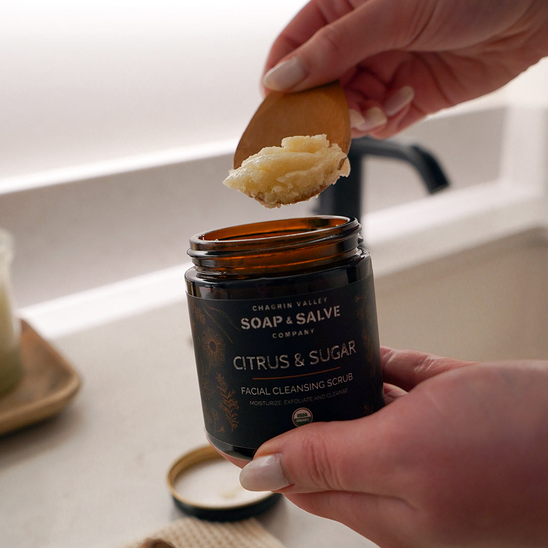 Natural Organic Facial Sugar Scrub