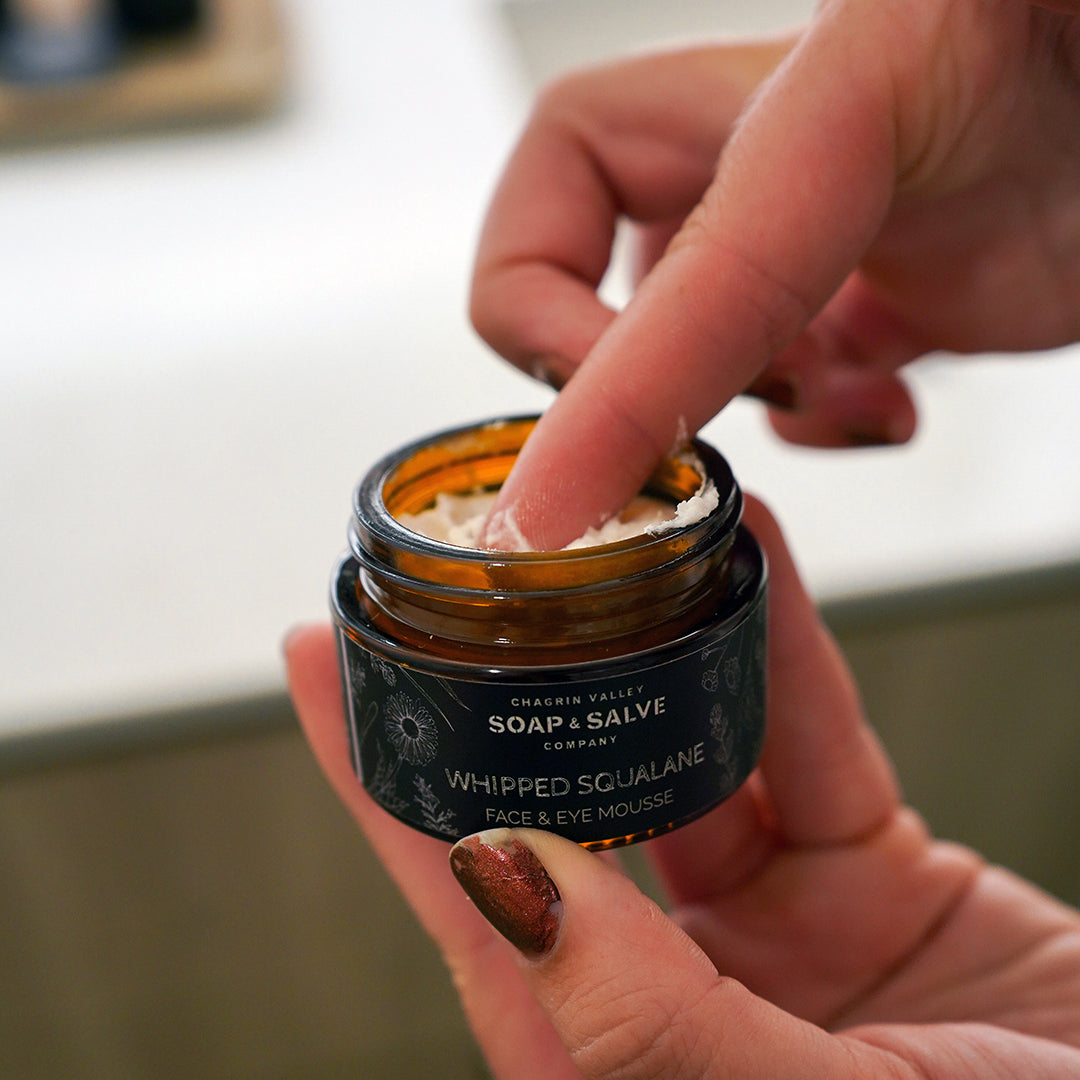 natural whipped squalane face and eye cream